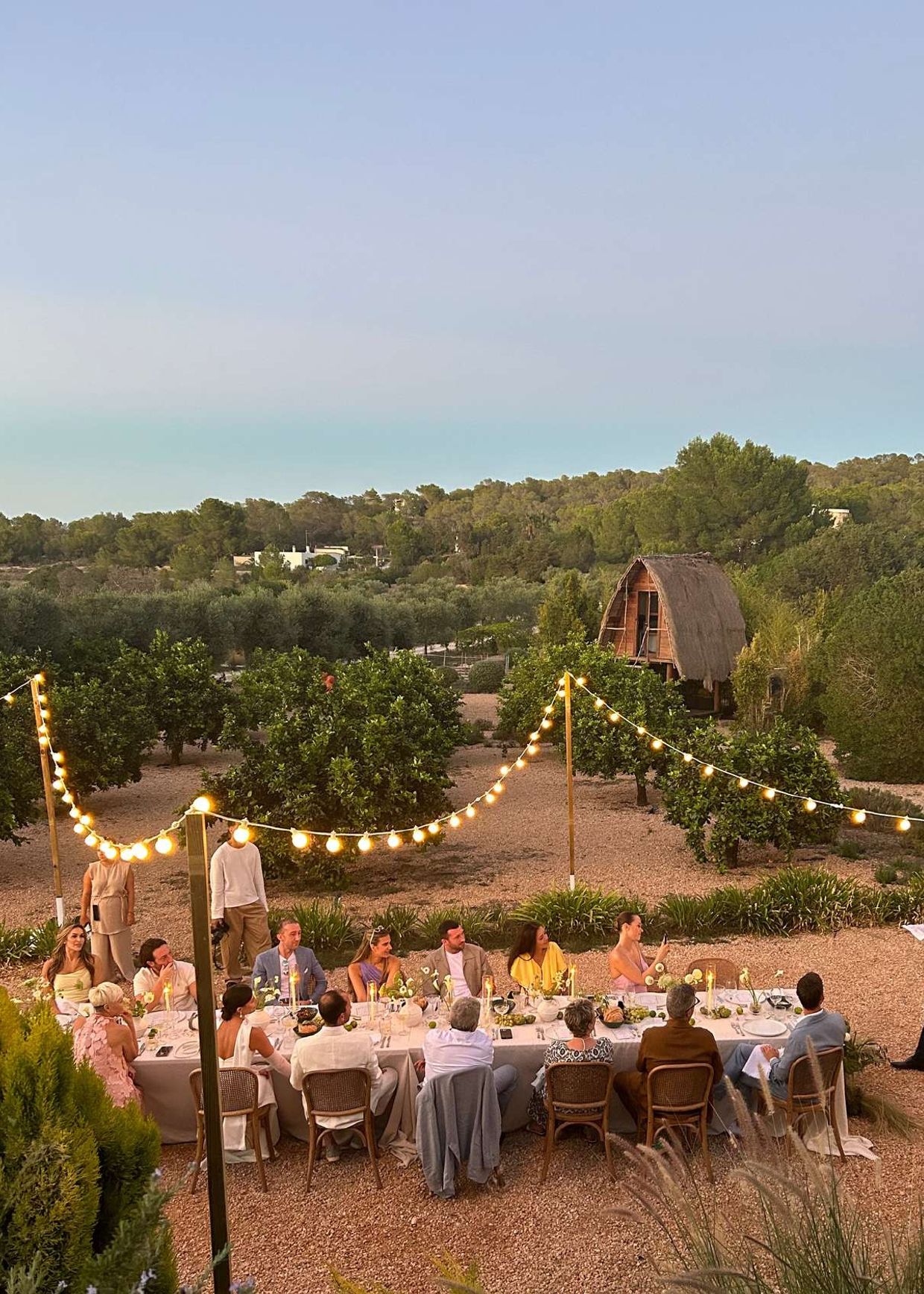 ibiza event villa cala bassa dinner