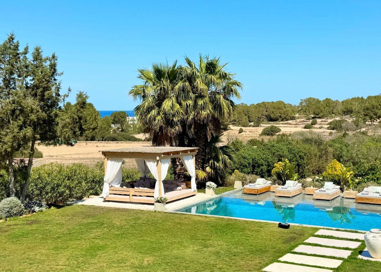 ibiza event villa cala bassa bali hut