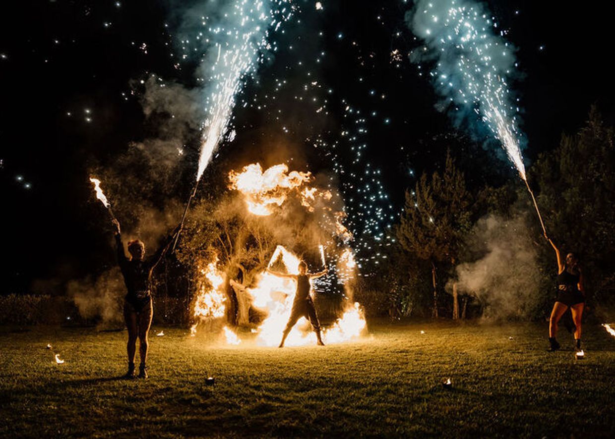 fire show ibiza