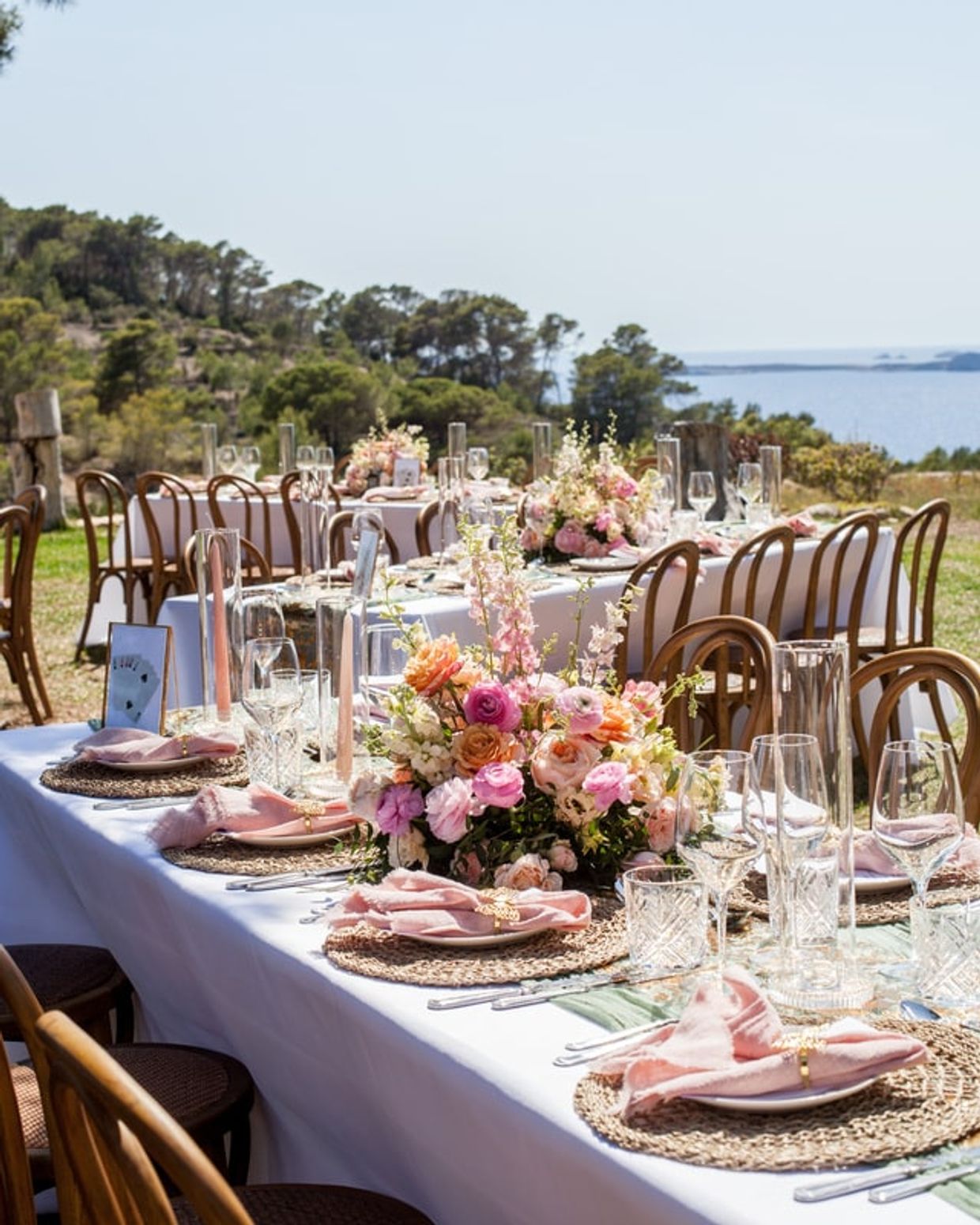 Stylish bohemian Ibiza table