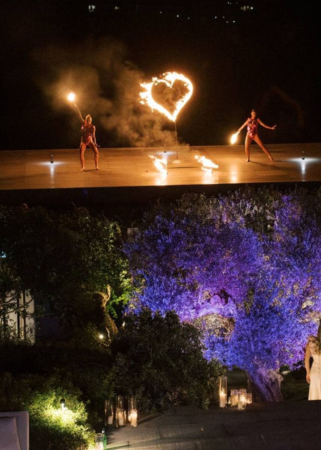 wedding fire dancer