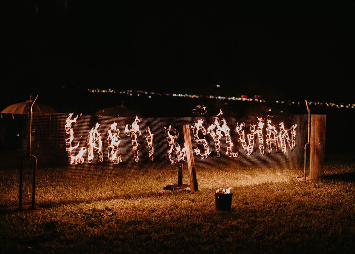 fire love sign ibiza