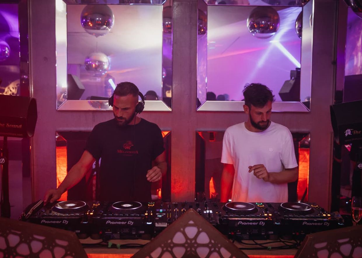 dj booth in ibiza villa