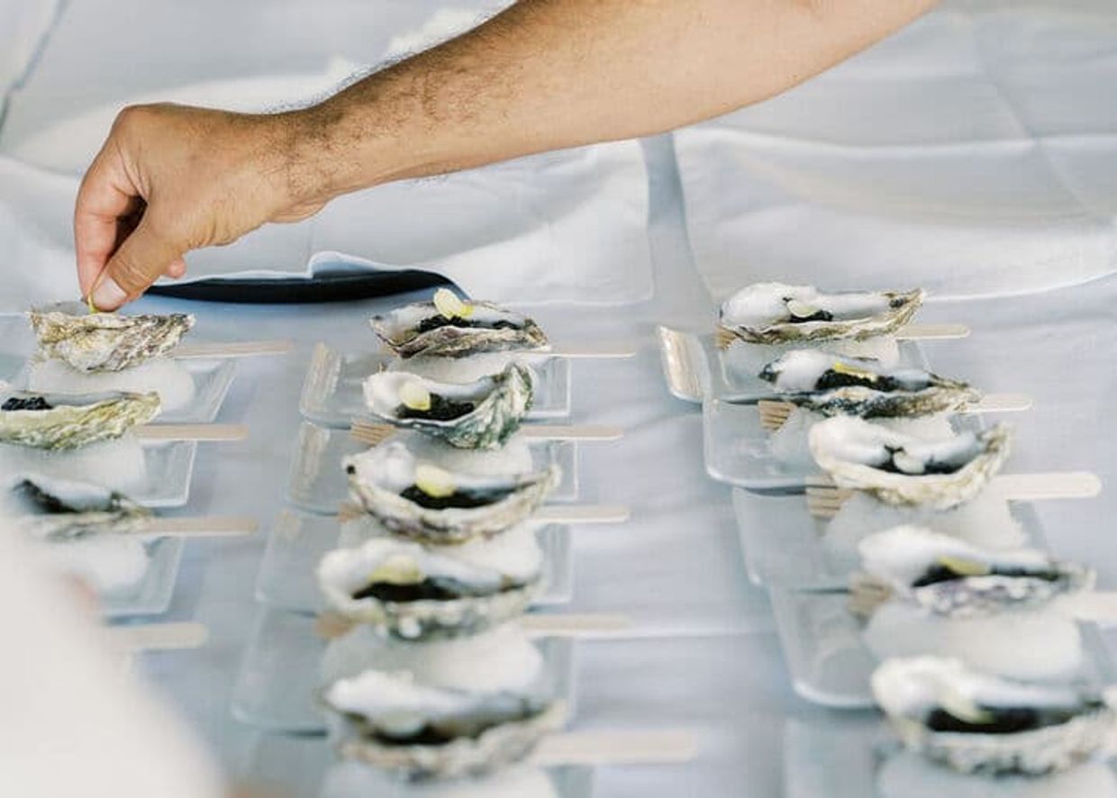 oysters Ibiza party