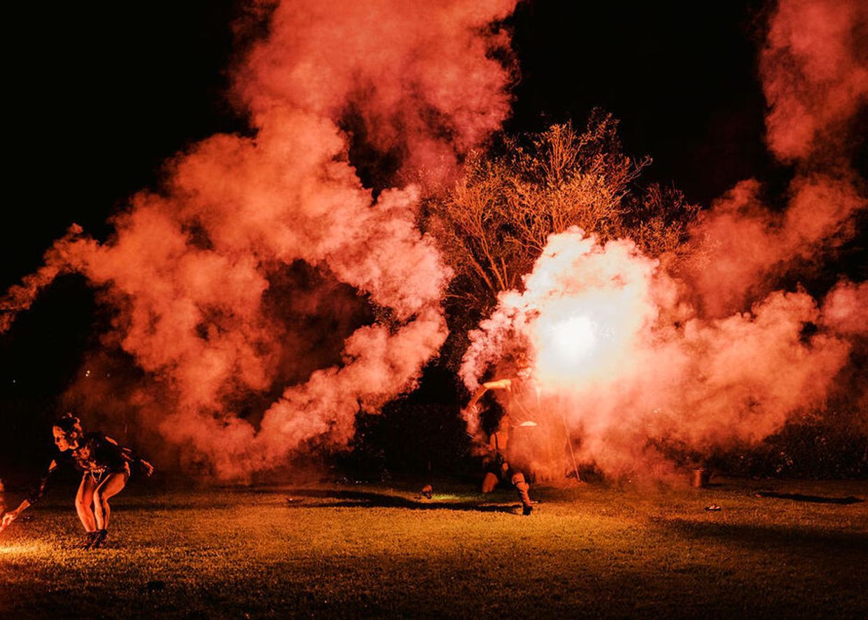 red fire show ibiza