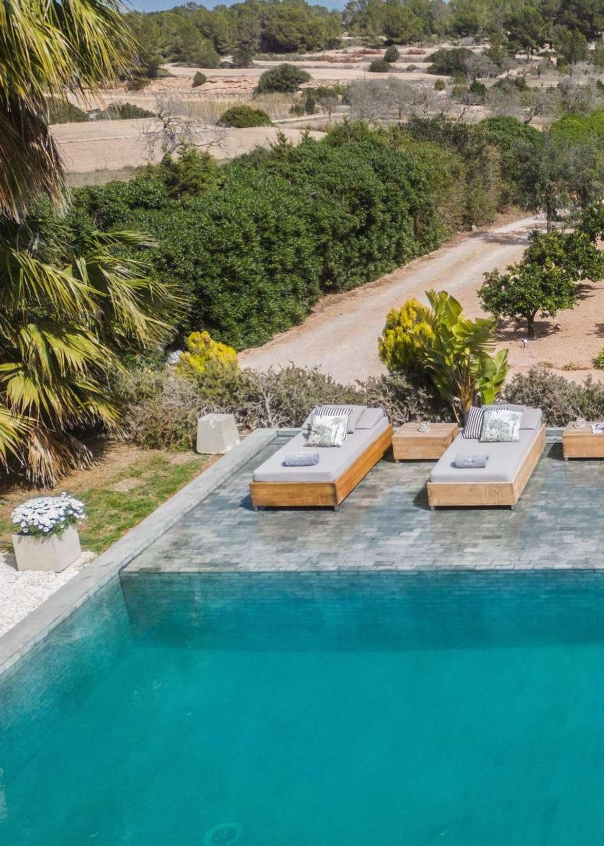 Ibiza event villa Cala Bassa pool