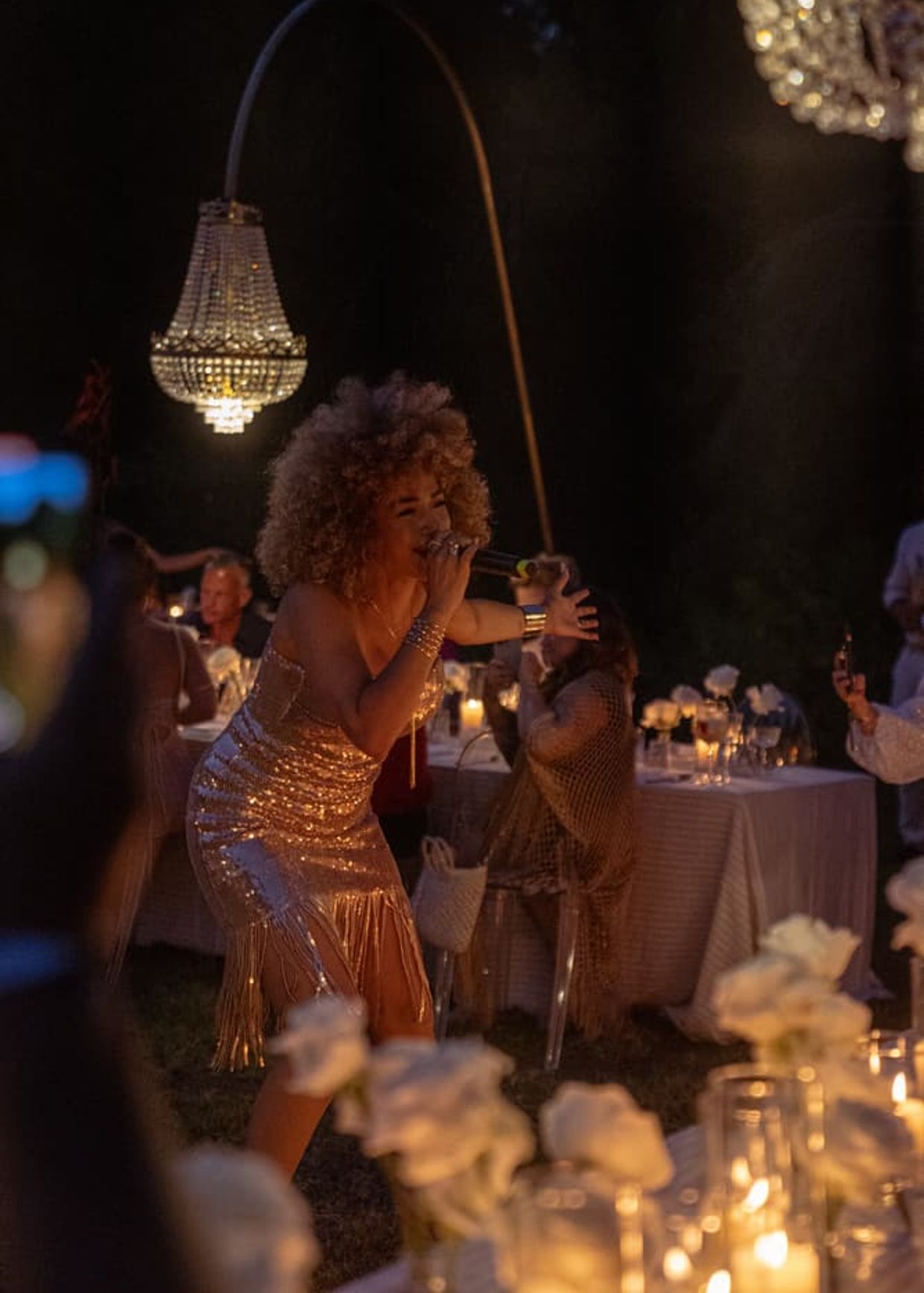 Live singer Ibiza event