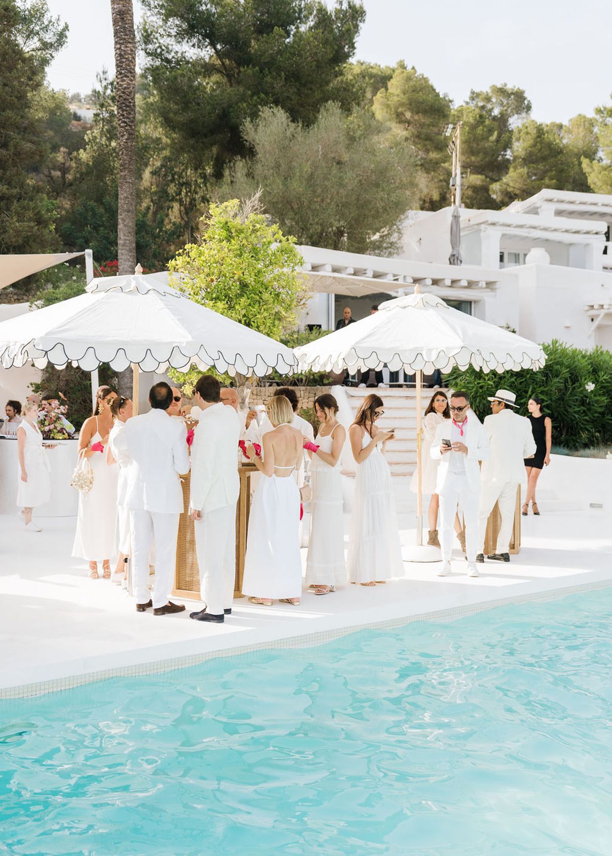 guest at wedding ibiza