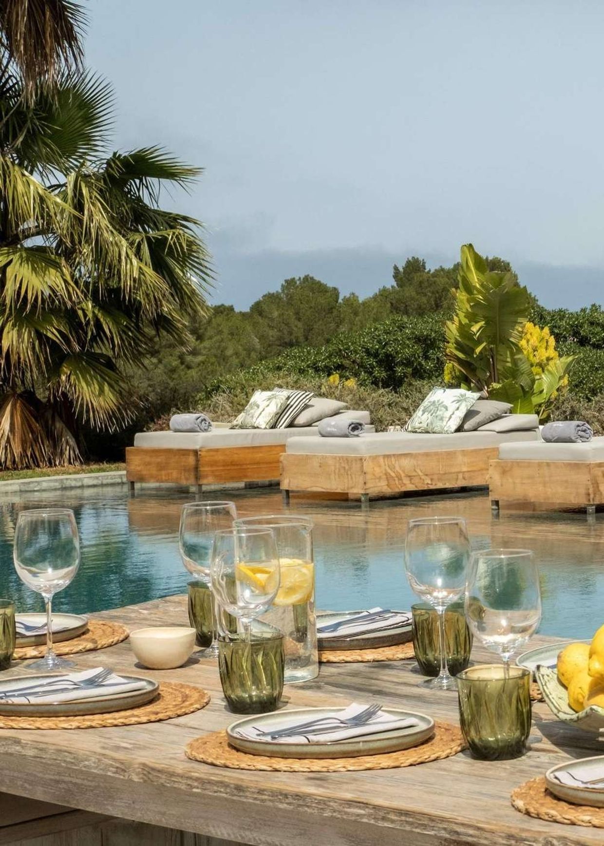 ibiza event villa cala bassa pool