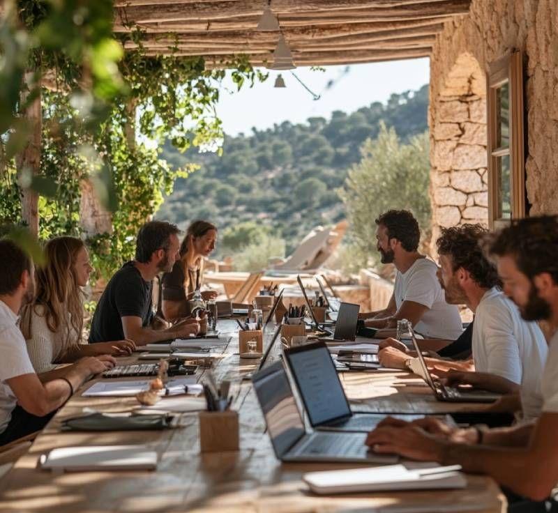 Private estate venue for corporate retreats in Ibiza